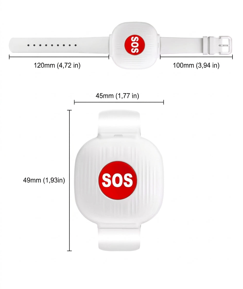 Pulsera SOS para mayores que avisa a tu móvil