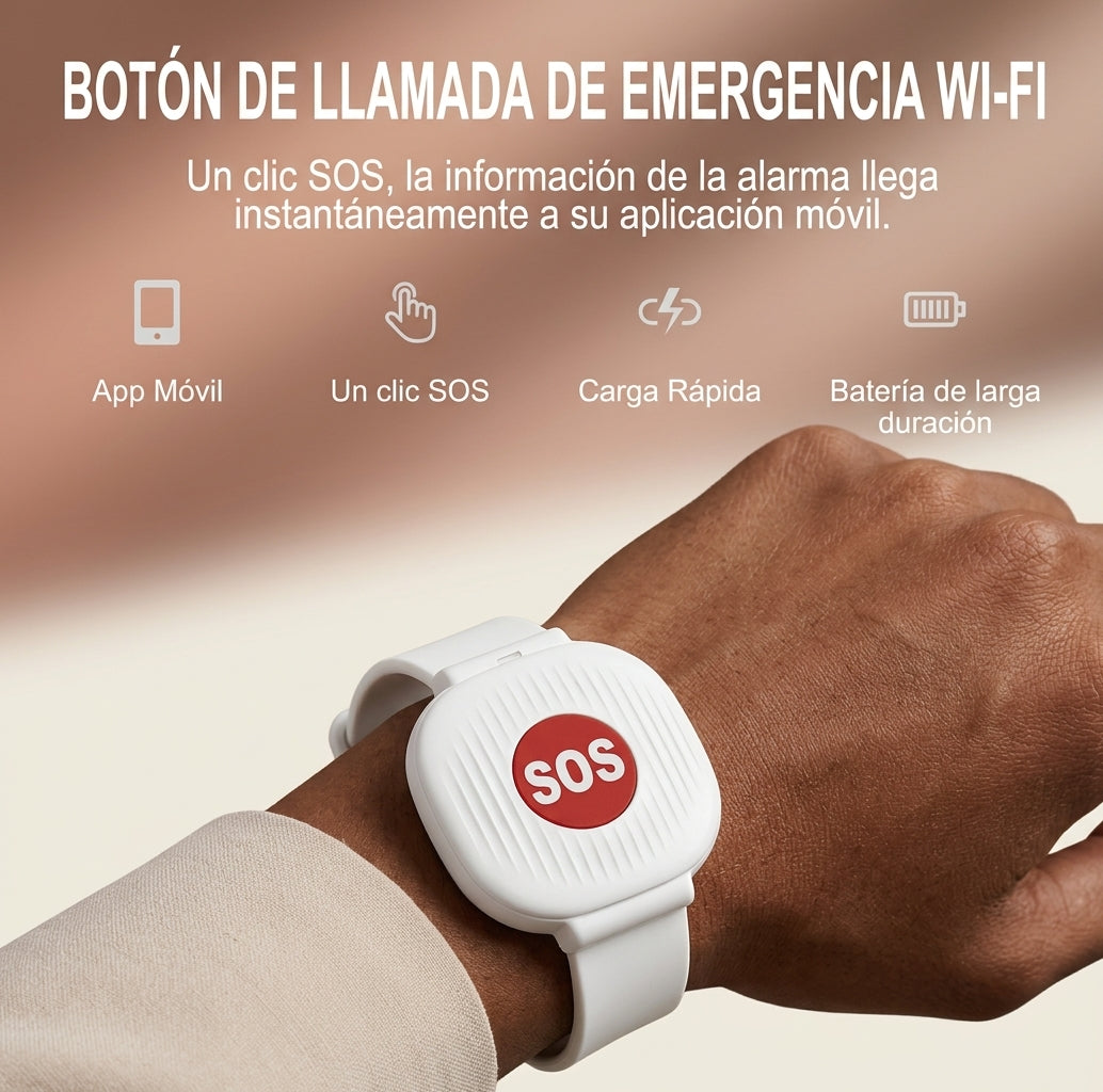 Pulsera SOS para mayores que avisa a tu móvil